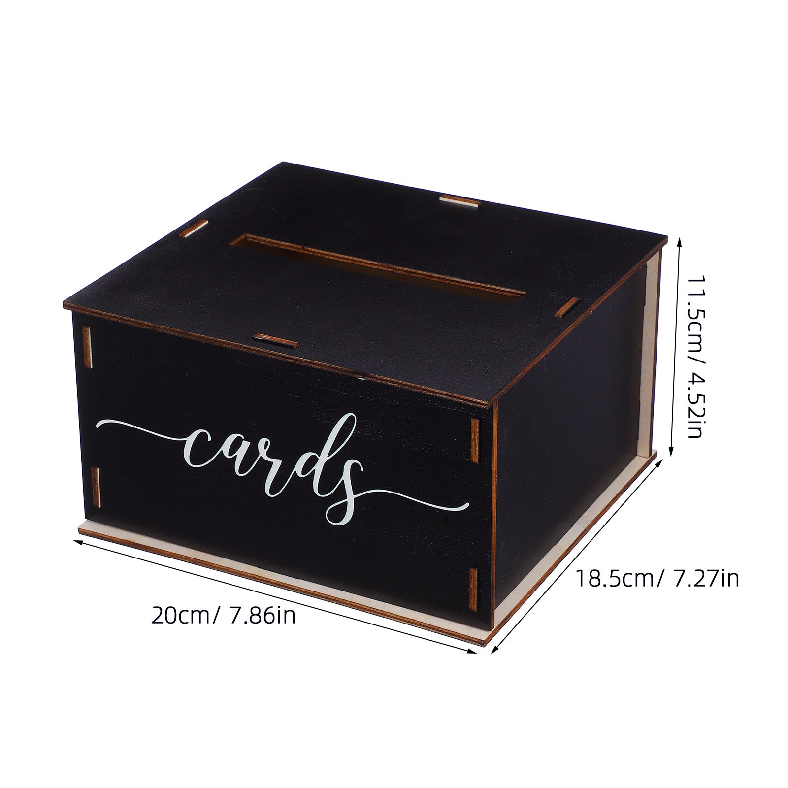 Wooden Wedding Card Box Rustic - Event Party Box 评论和价格