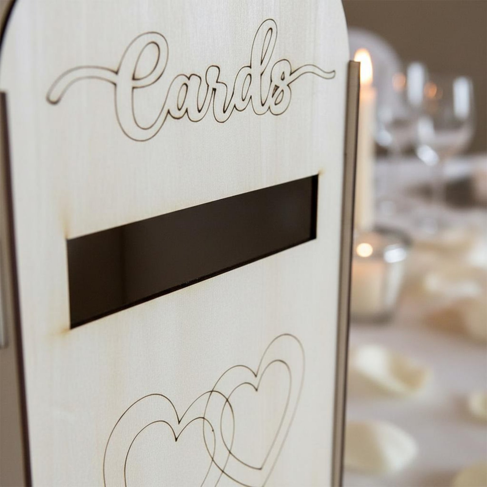 Wooden Wedding Card Box Laser  - Event Party Box 评论和价格