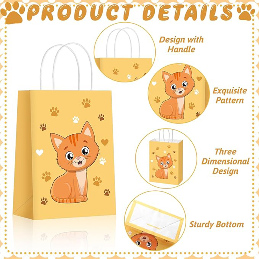 6-48Pcs Colorful Cartoon Cat P - Event Party Shop 评论和价格