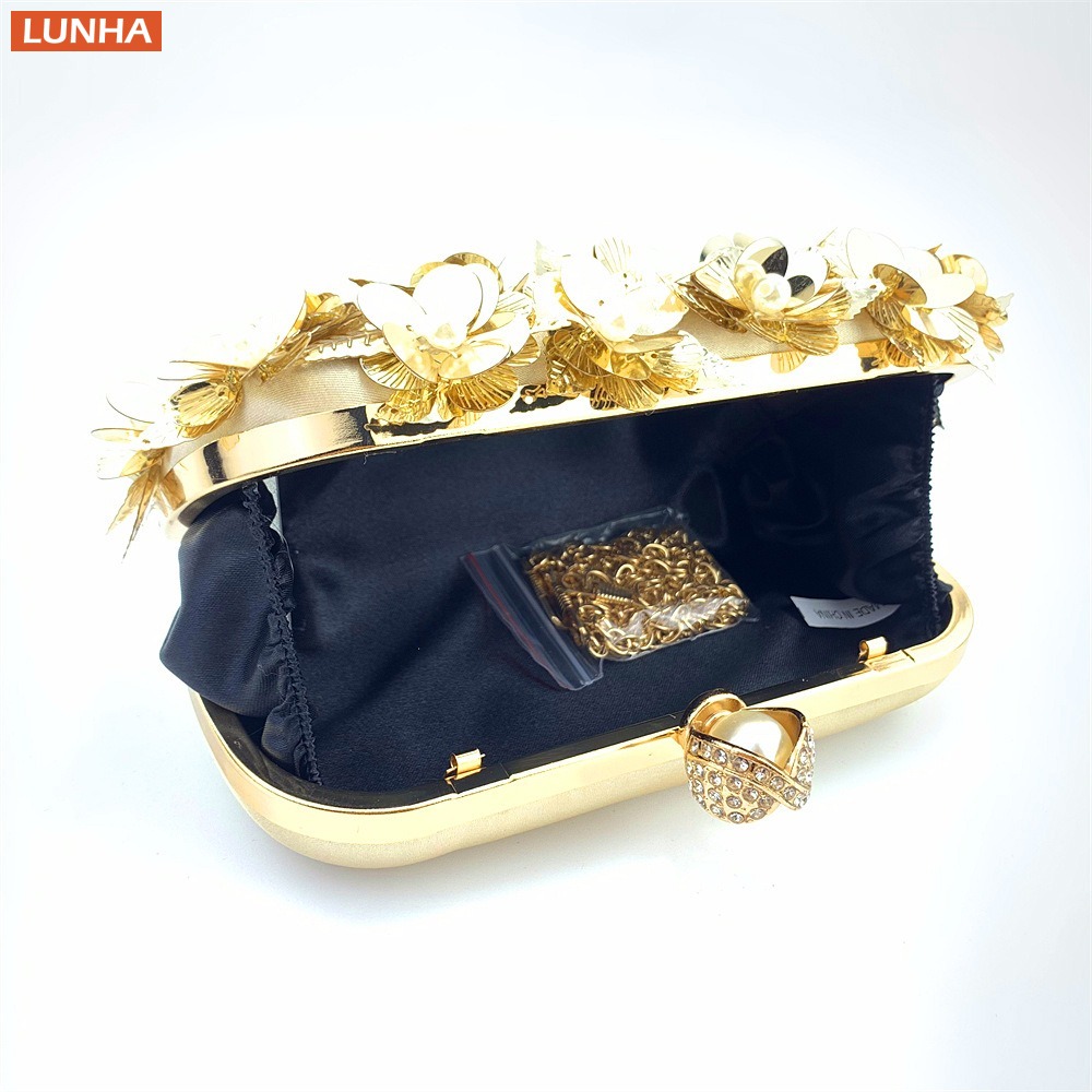 Women's Luxury Pearl Clutch Bo - Event Party Box 评论和价格