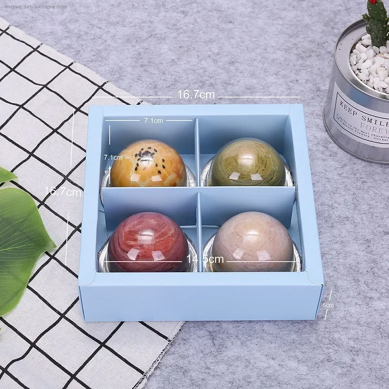 10Pcs Transparent Sweet Box Ch - Event Party Box 评论和价格