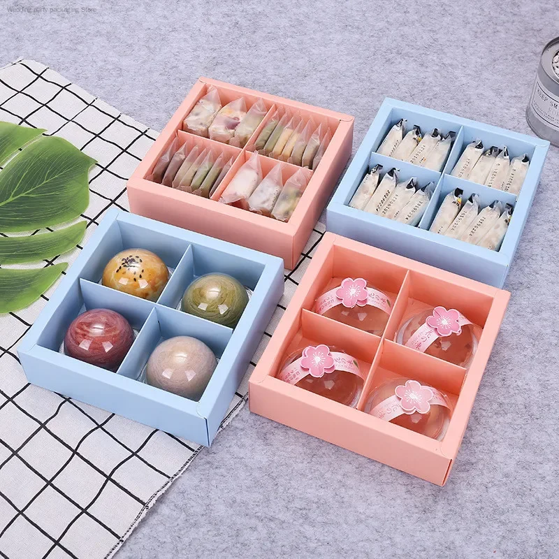 10Pcs Transparent Sweet Box Ch - Event Party Box 评论和价格