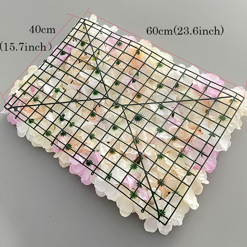 Purple Pink Aritificial Flower - Flower Wall Panel 评论和价格