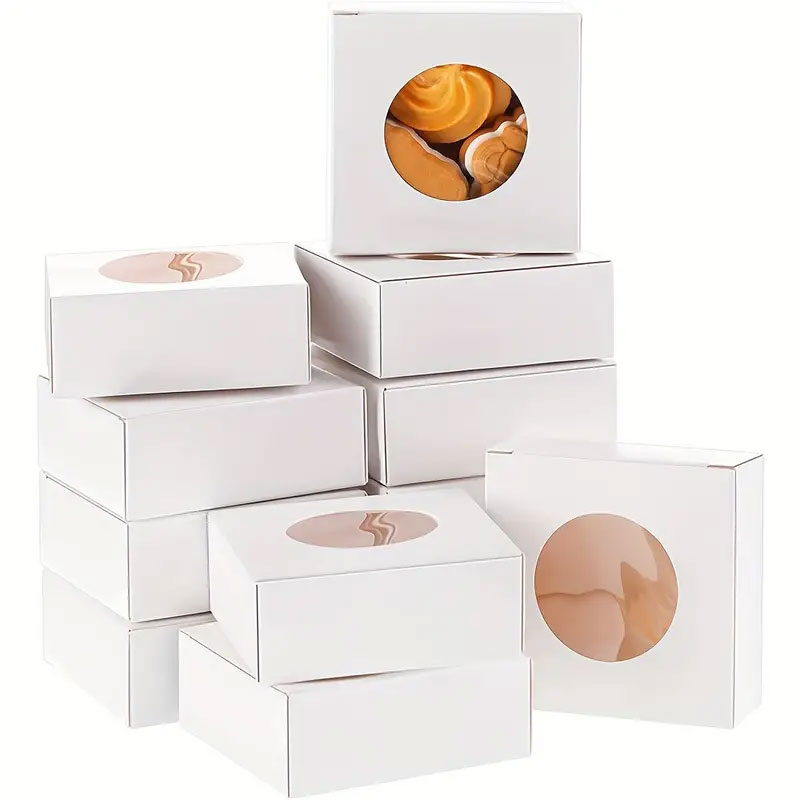 30/50pcs Kraft Paper Box With  - Event Party Box 评论和价格