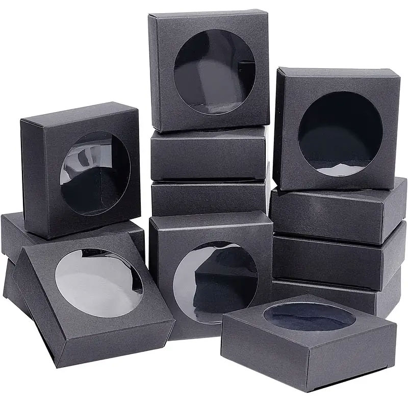 30/50pcs Kraft Paper Box With  - Event Party Box 评论和价格
