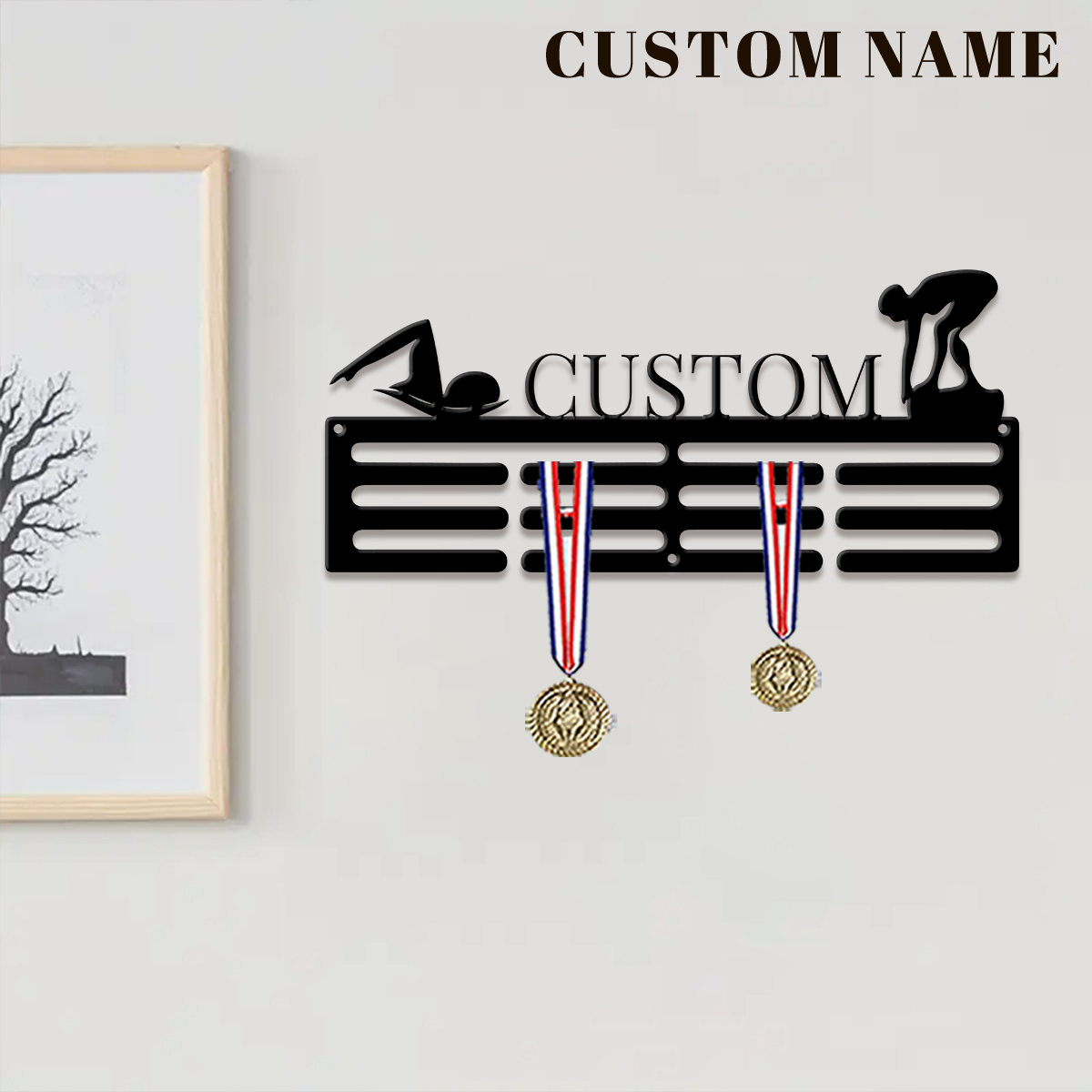 1pc Custom Swimming Metal Meda - Eve Party 评论和价格
