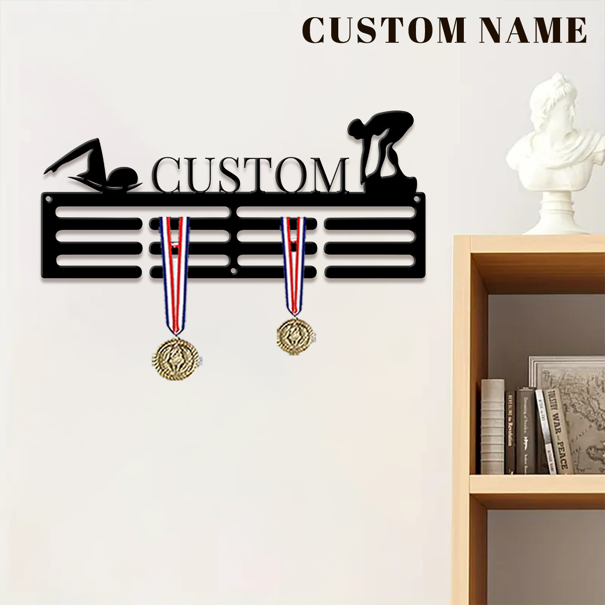 1pc Custom Swimming Metal Meda - Eve Party 评论和价格