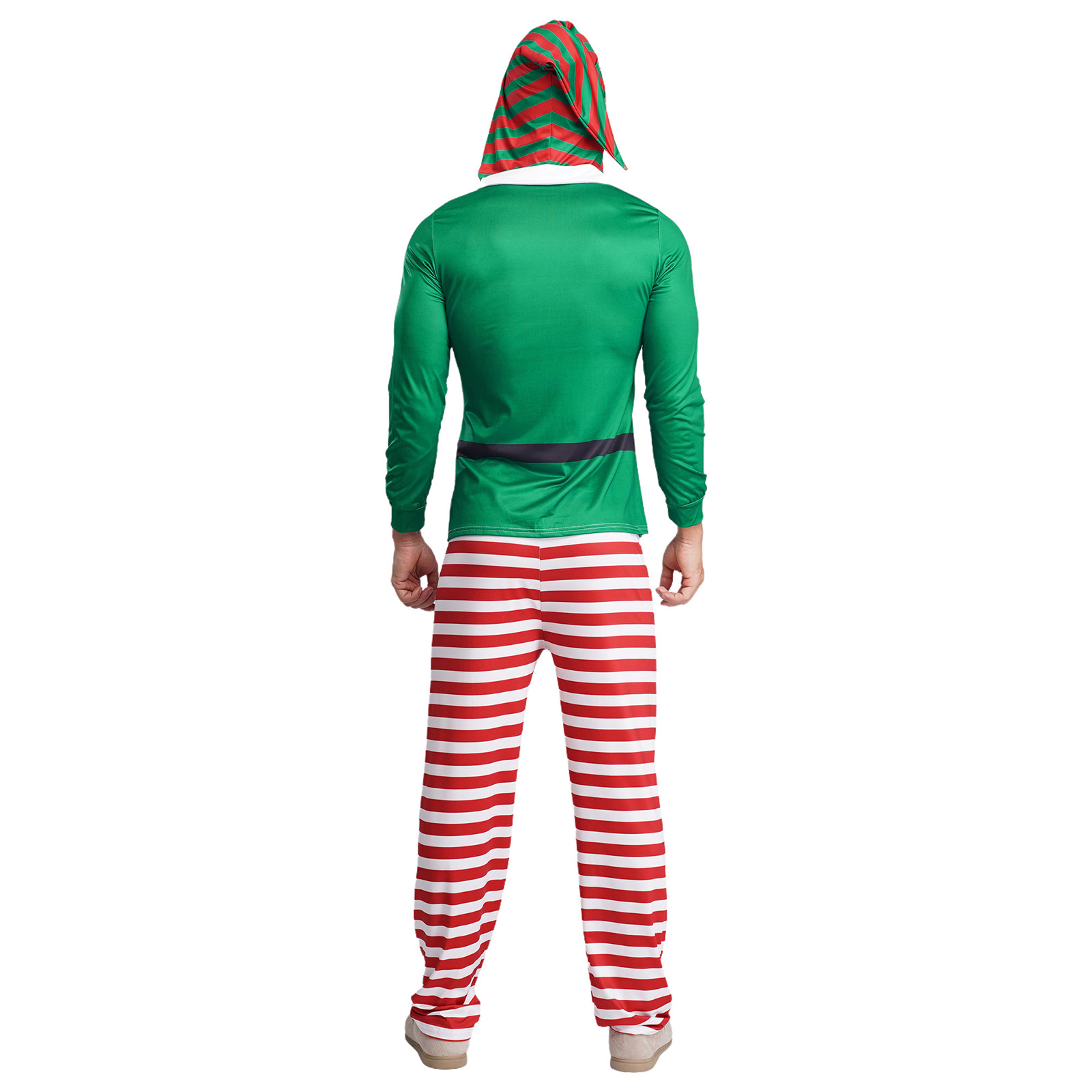Mens Christmas Elf Pajamas Par - Eve Party 评论和价格