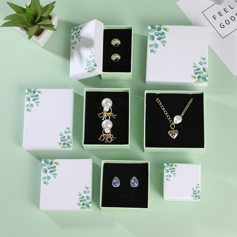Creative Small Fresh Leaf Jewe - Event Party Shop 评论和价格
