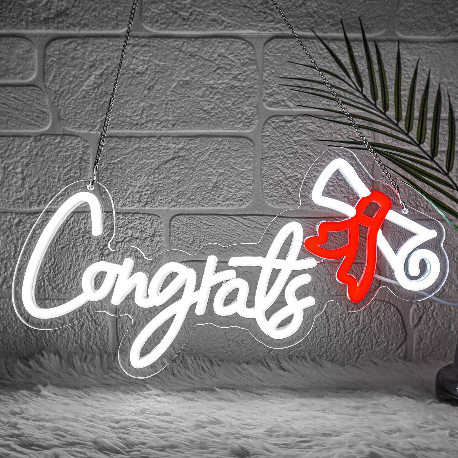Congrats Graduation Neon Sign  - Neon Sign Party 评论和价格