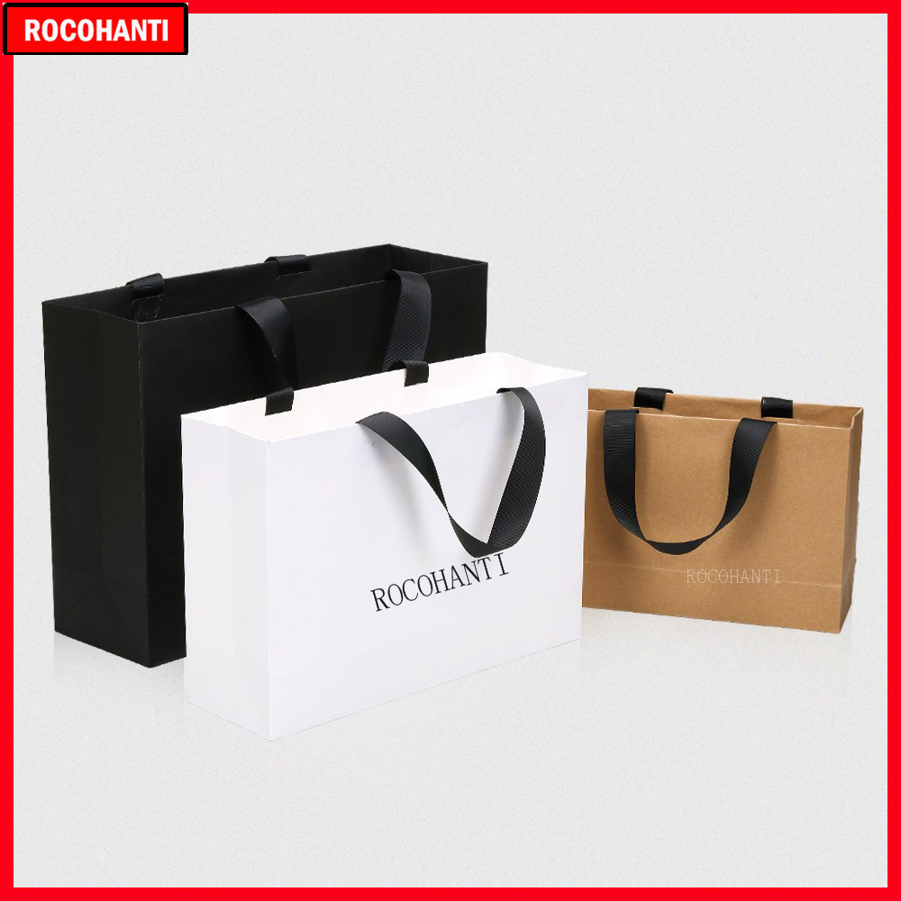 50pcs Custom Logo Paper Shoppi - Event Party Shop 评论和价格