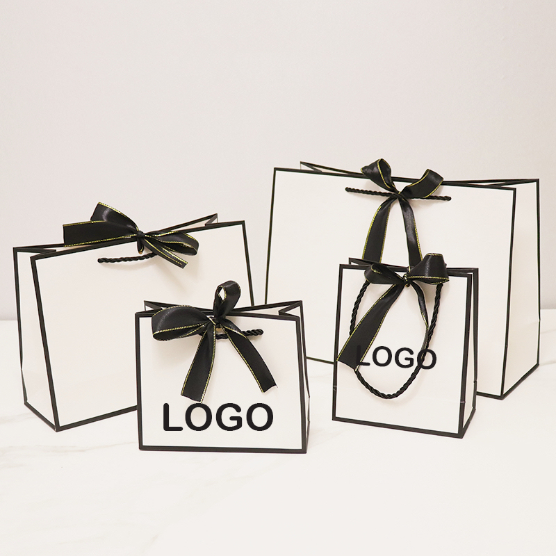 10Pcs Customized Logo Paper Ba - Event Party Shop 评论和价格