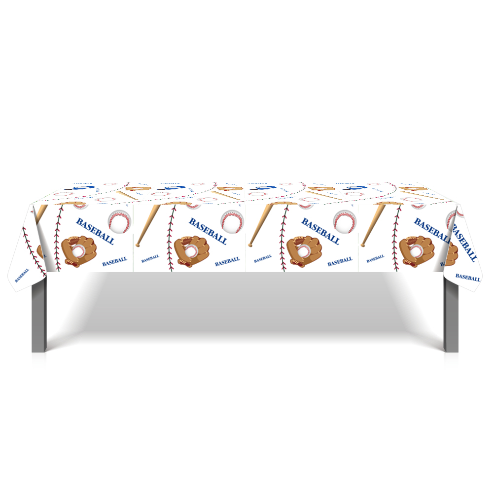 130x220cm Baseball Sports Disp - Table Cloth Disposable 评论和价格