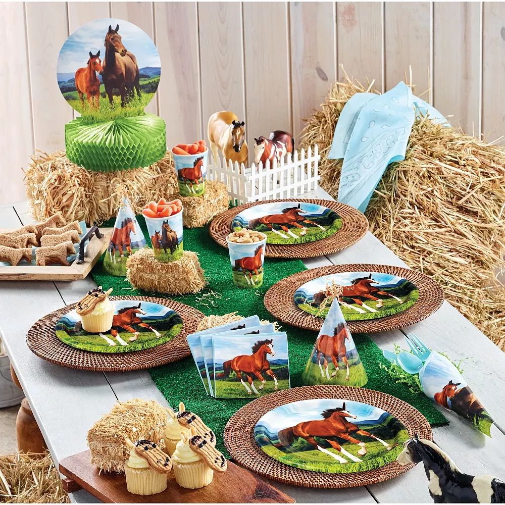 130x220 CM Wild Horse Tableclo - Table Cloth Disposable 评论和价格
