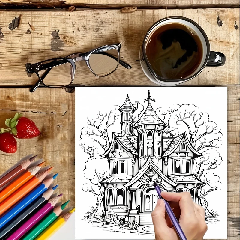 Haunted House Coloring Book fo - Supply Event 评论和价格