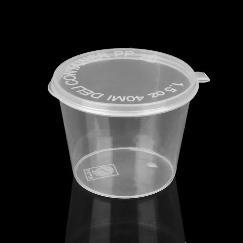 50Pcs Plastic Sauce Jars with  - Plastic Cup 50Pcs 评论和价格
