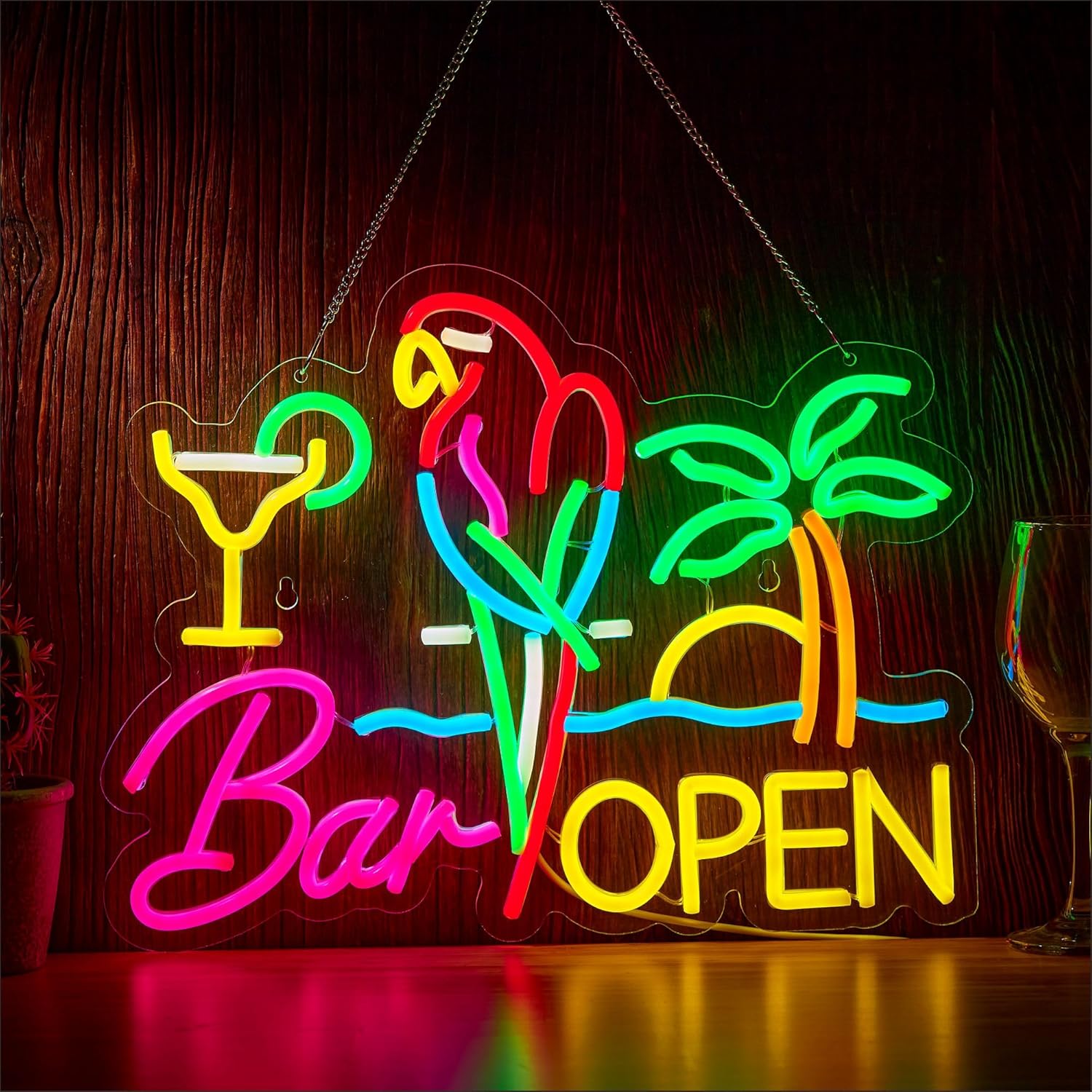 Bar Open Neon Sign Business Ar - Neon Sign Party 评论和价格