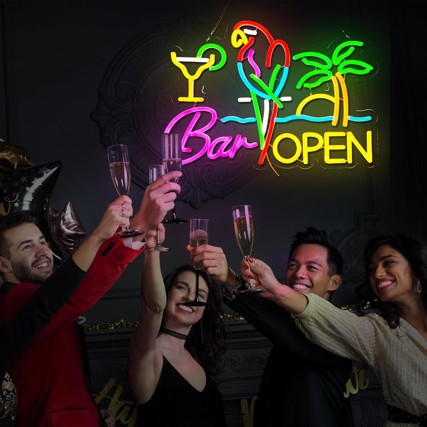 Bar Open Neon Sign Business Ar - Neon Sign Party 评论和价格