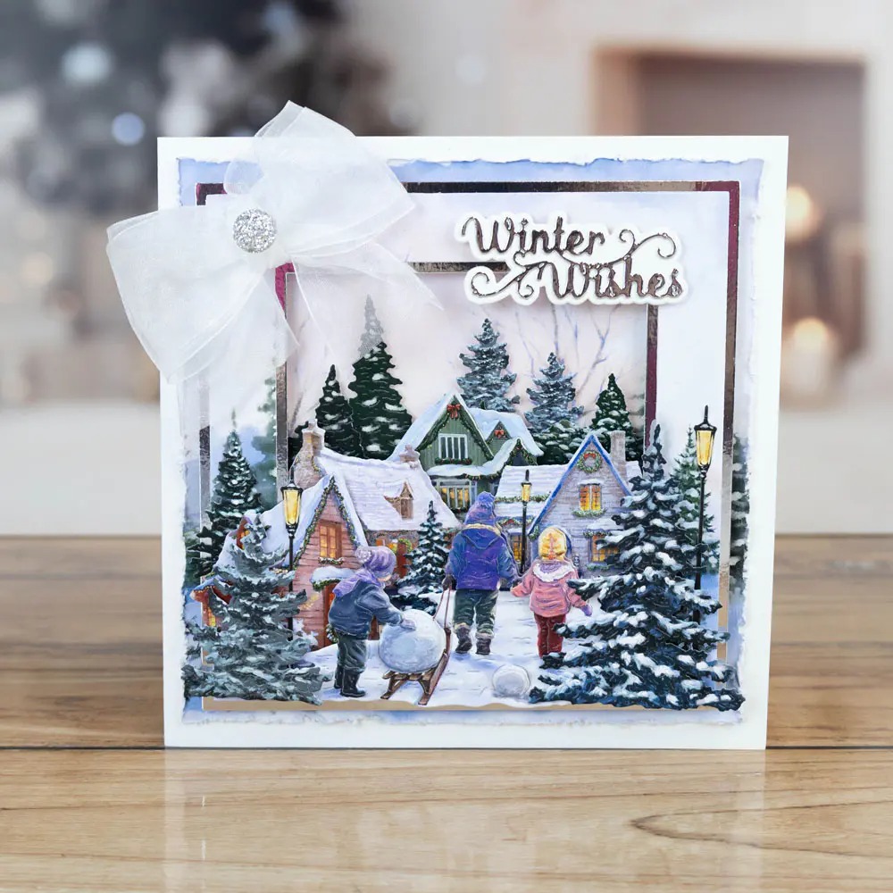Christmas Yuletide Row Winterb - Flower Wall Panel 评论和价格