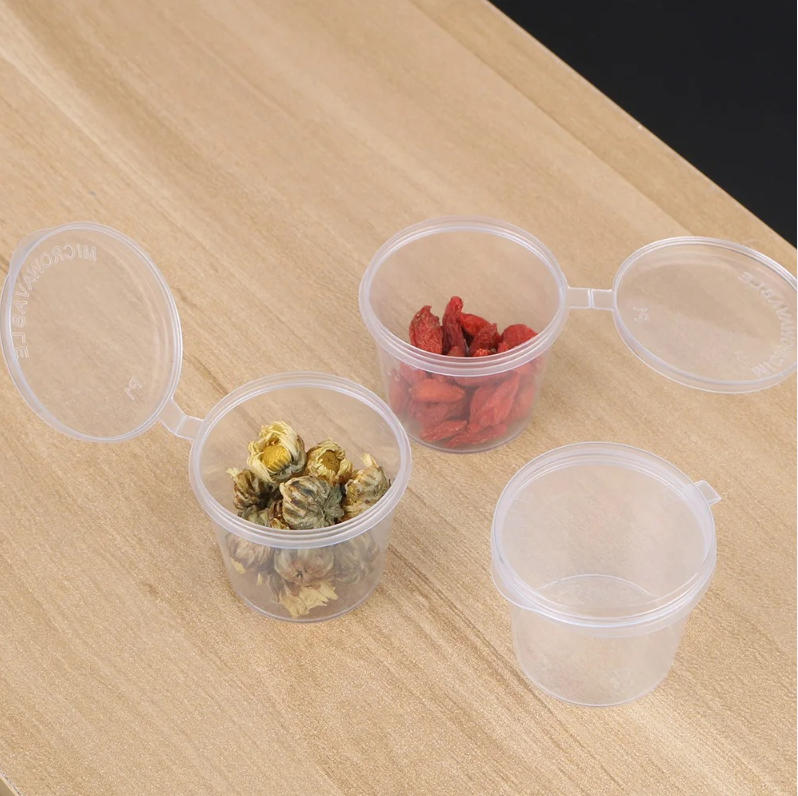 Disposable Clear Plastic Sauce - Plastic Cup 50Pcs 评论和价格