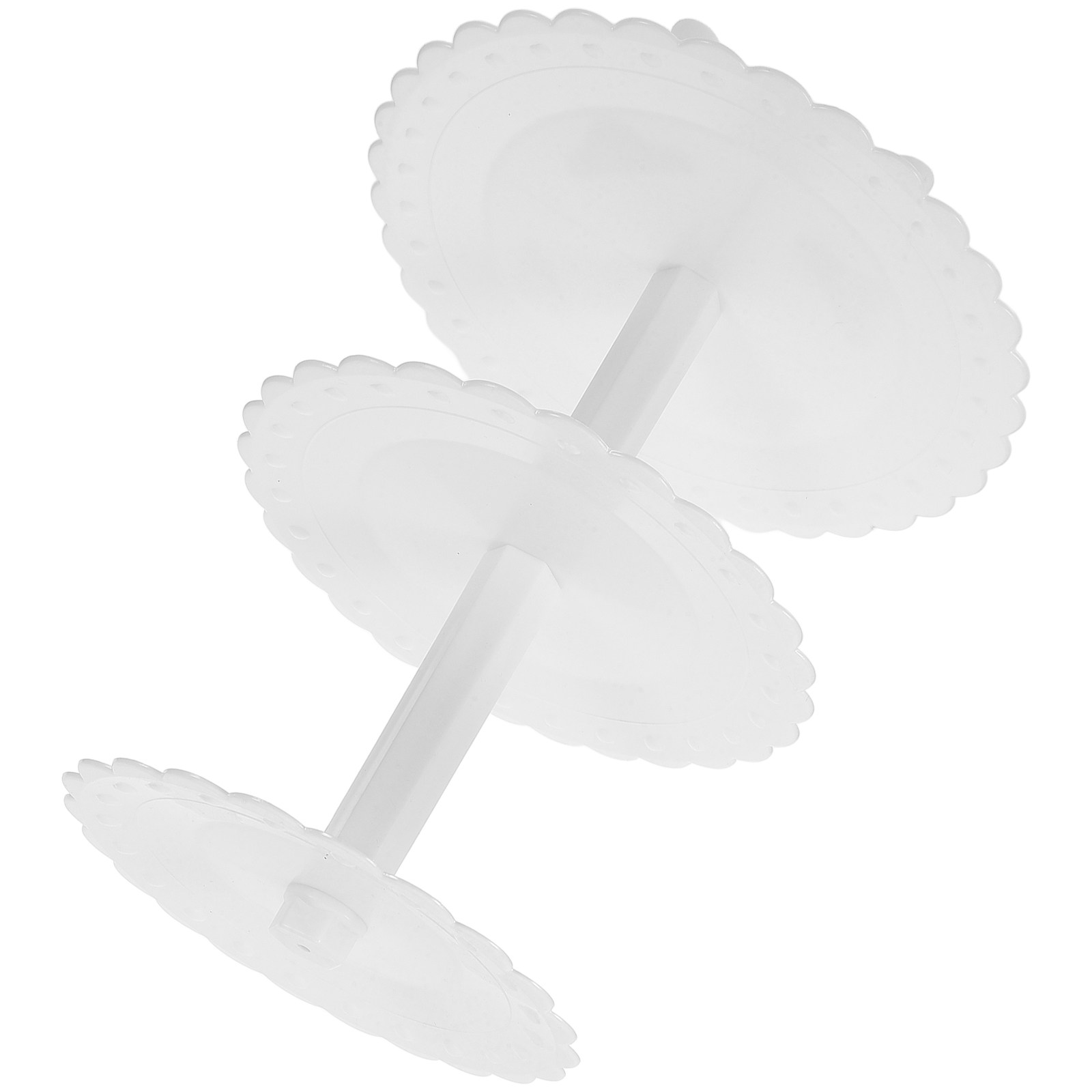 Three-Tier Plastic Cake Stand  - Cupcake Stand Tier 评论和价格
