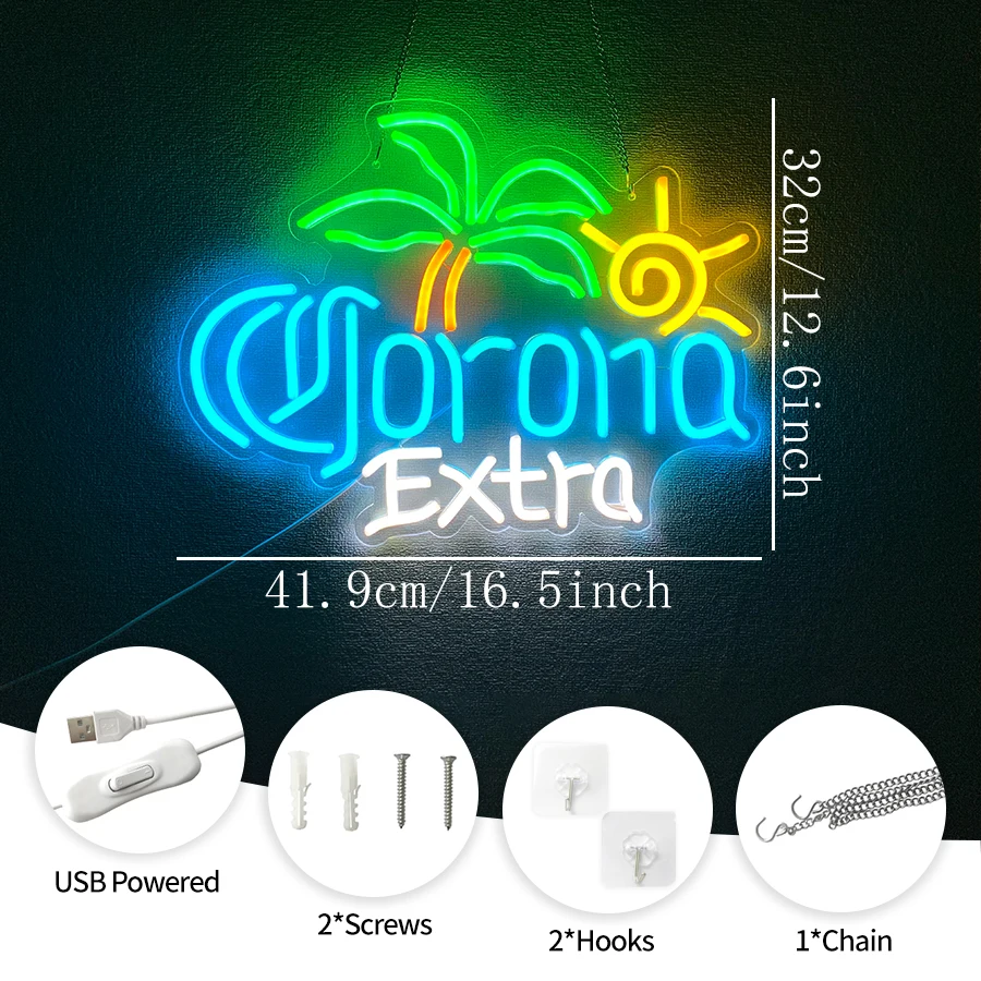 Bar Light Up Signs Extra Beer  - Neon Sign Party 评论和价格