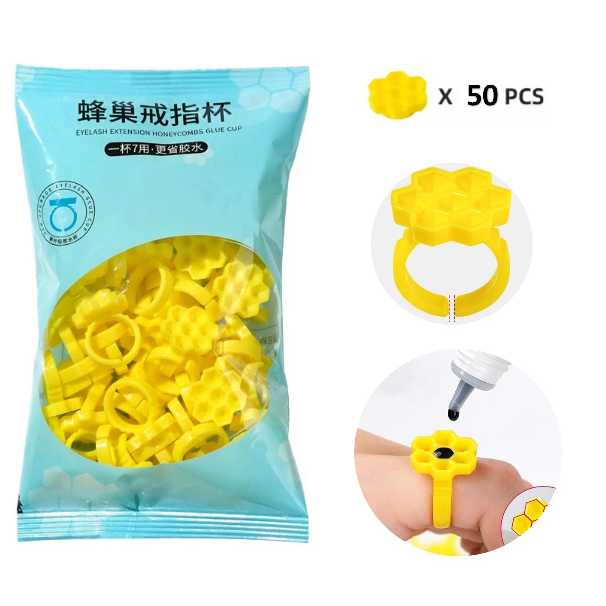 50PCS Holder Ring Cups for Eye - Plastic Cup 50Pcs 评论和价格
