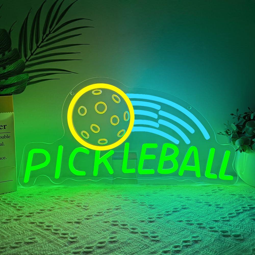 Pickleball Neon Sign USB Dimma - Neon Sign Party 评论和价格