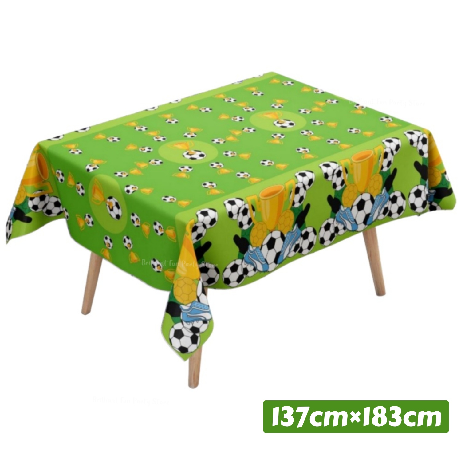 Kids Boys Soccer Football Them - Table Cloth Disposable 评论和价格