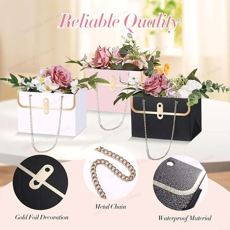 Portable Flower Paper Packagin - Event Party Box 评论和价格