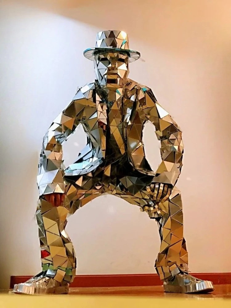 Mirror Man Costume Sliver glas - Event Party Dj 评论和价格