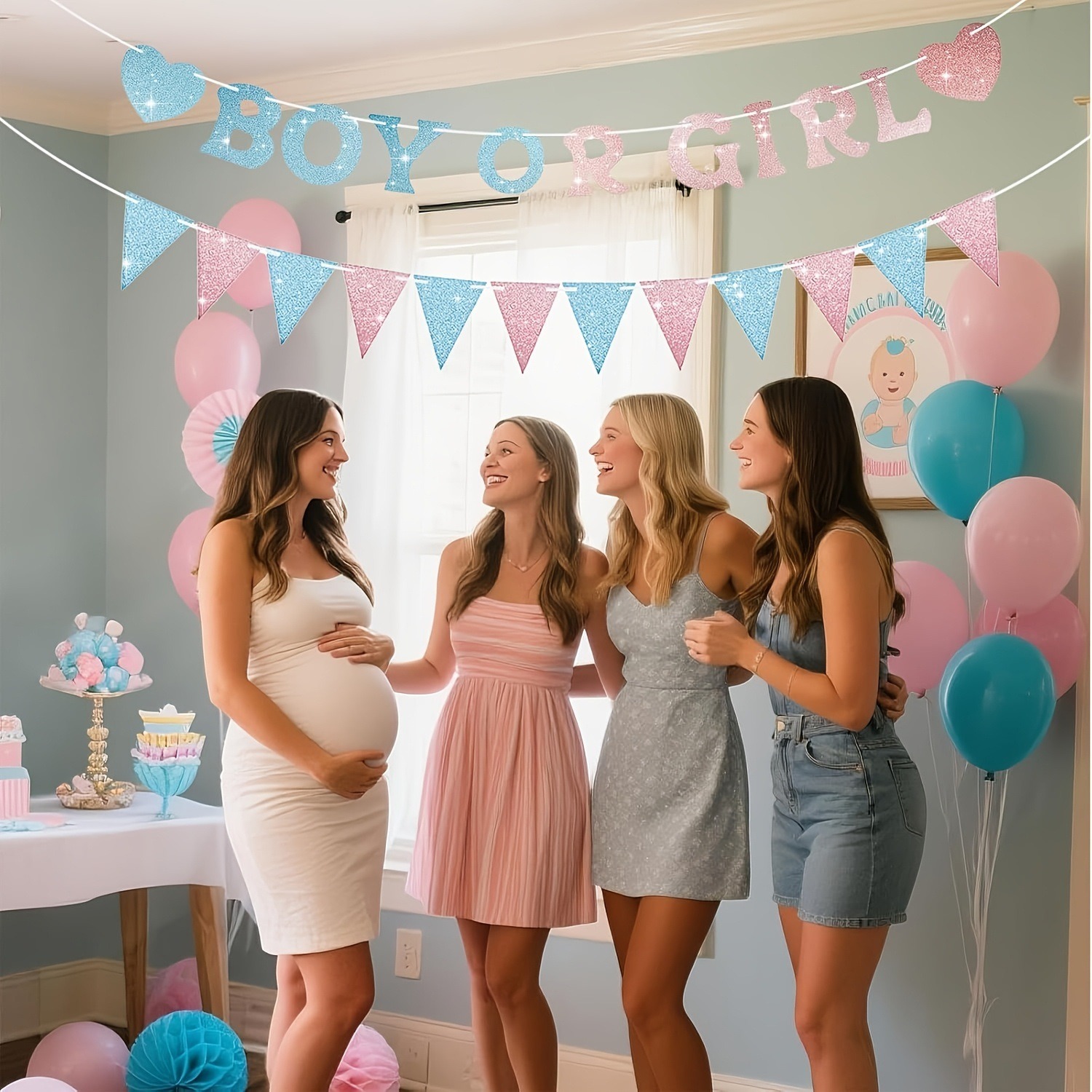 Gender Reveal Party Supplies O - Confetti Cannon Tube 评论和价格