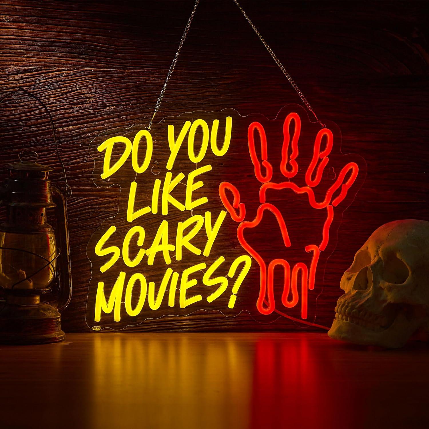 Do You Like Scary Movies Neon  - Neon Sign Party 评论和价格