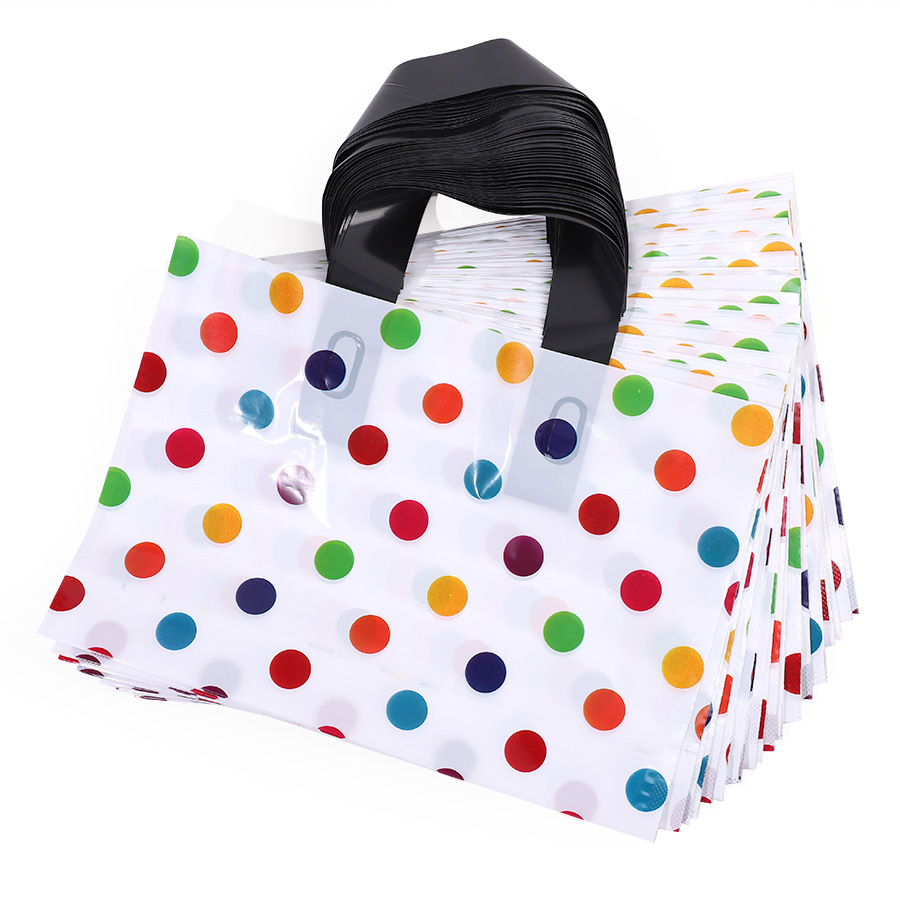 18Pcs Polka Dot Tote Bag Thick - Party Event Supply Store 评论和价格