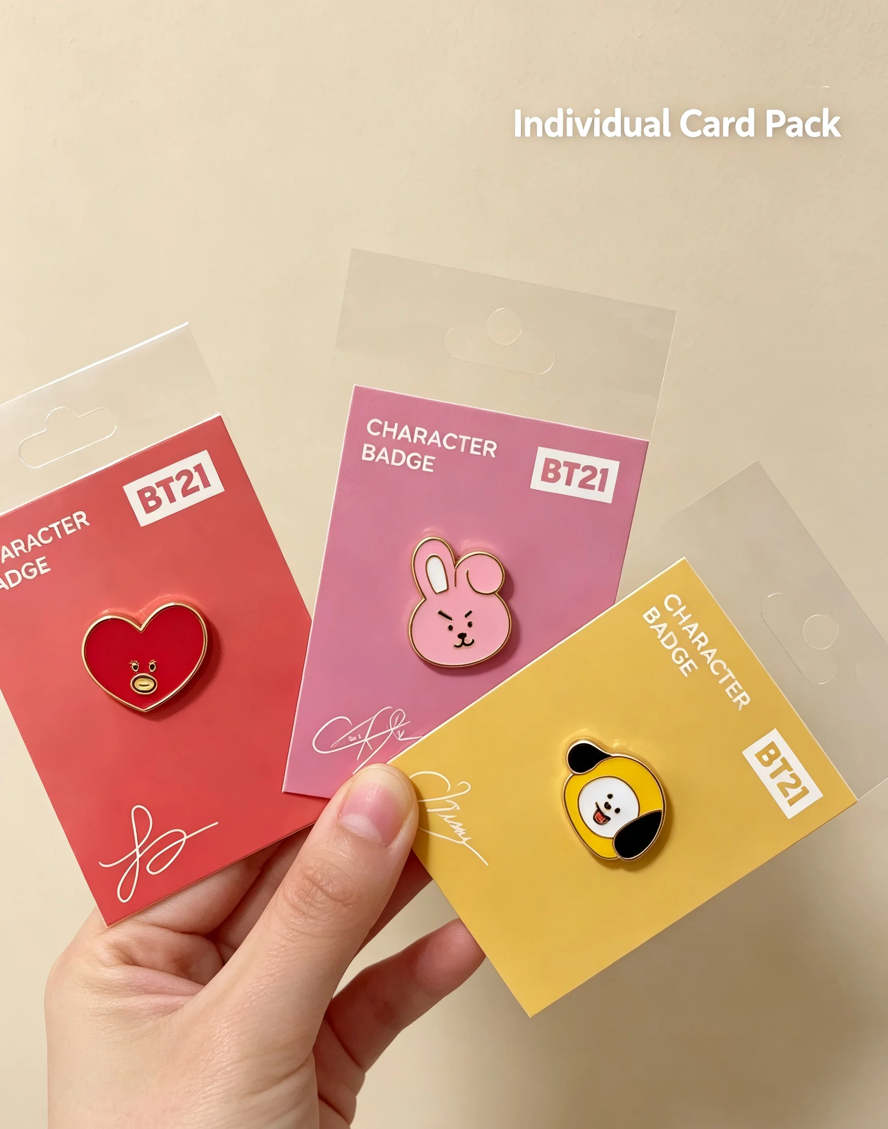 BT21 Metal Brooch Badges Carto - Supply Event 评论和价格